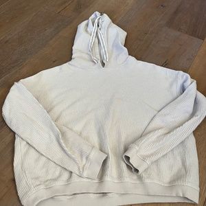 Aerie Tan Crop Sweatshirt